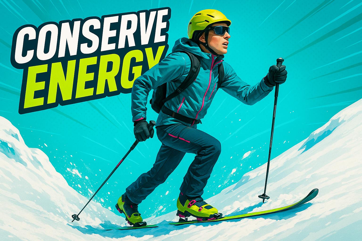 How to Conserve Energy When Skinning Uphill: Technique & Pace Tips
