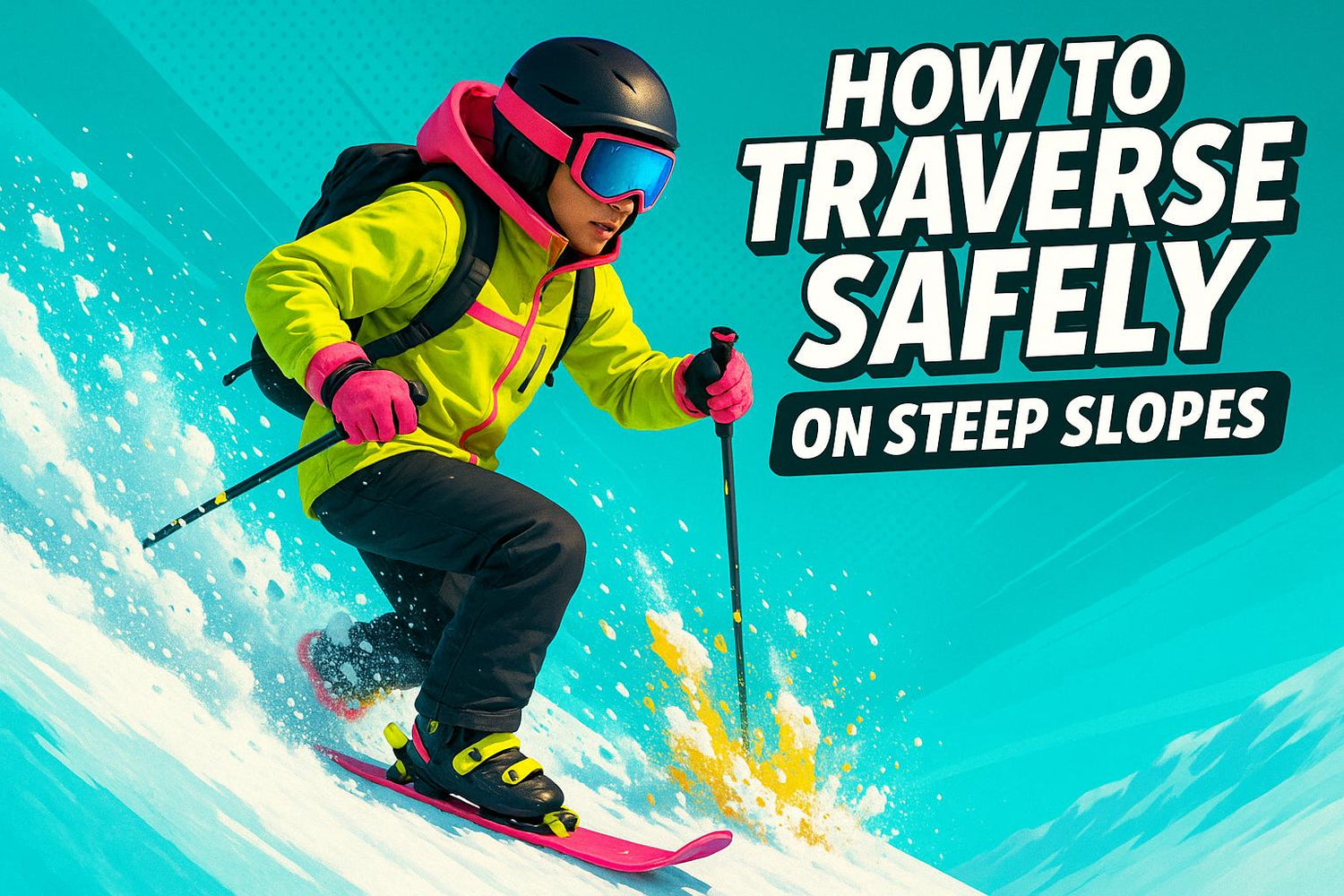 How to Traverse Safely on Steep Slopes With Touring Skis - snowfeet*