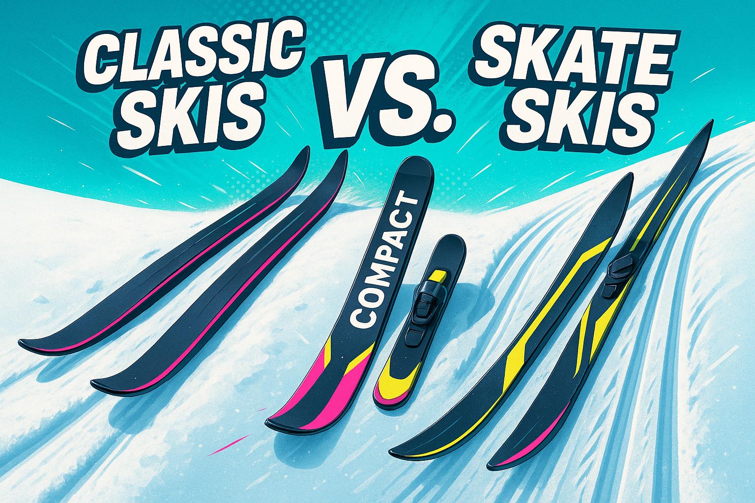 Classic Skis vs. Skate Skis: Key Differences Explained