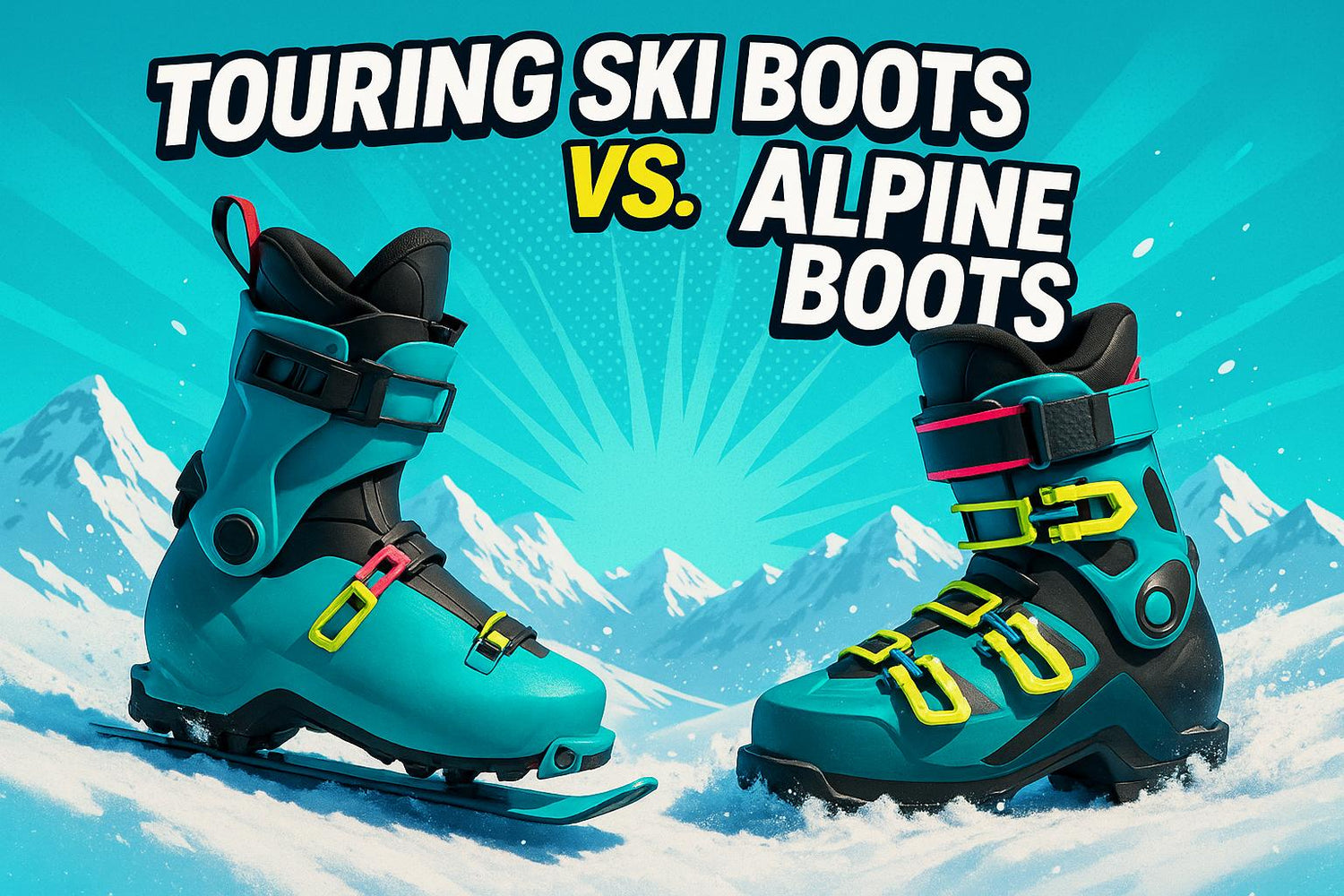 Touring Ski Boots vs. Alpine Boots: Everything You Should Know - snowfeet*