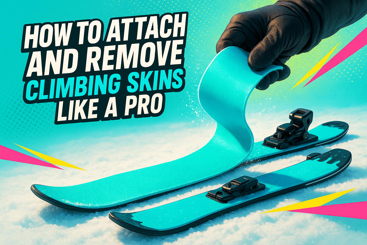 How to Attach and Remove Climbing Skins Like a Pro - snowfeet*