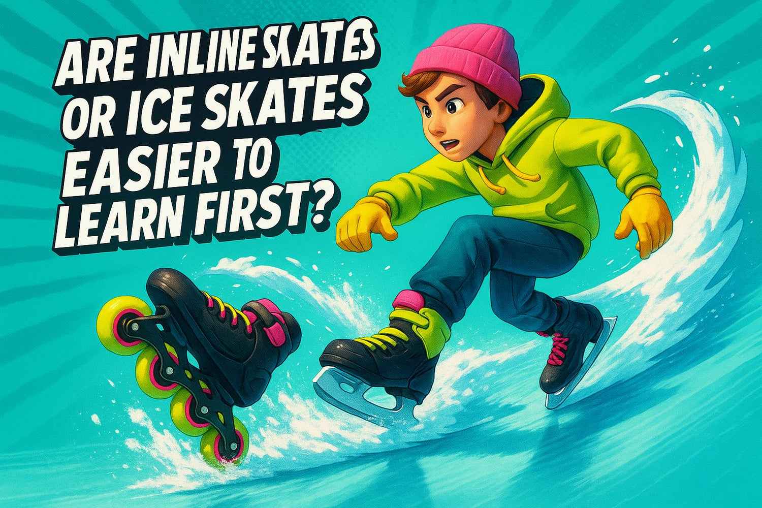 Are Inline Skates or Ice Skates Easier to Learn First? - snowfeet*