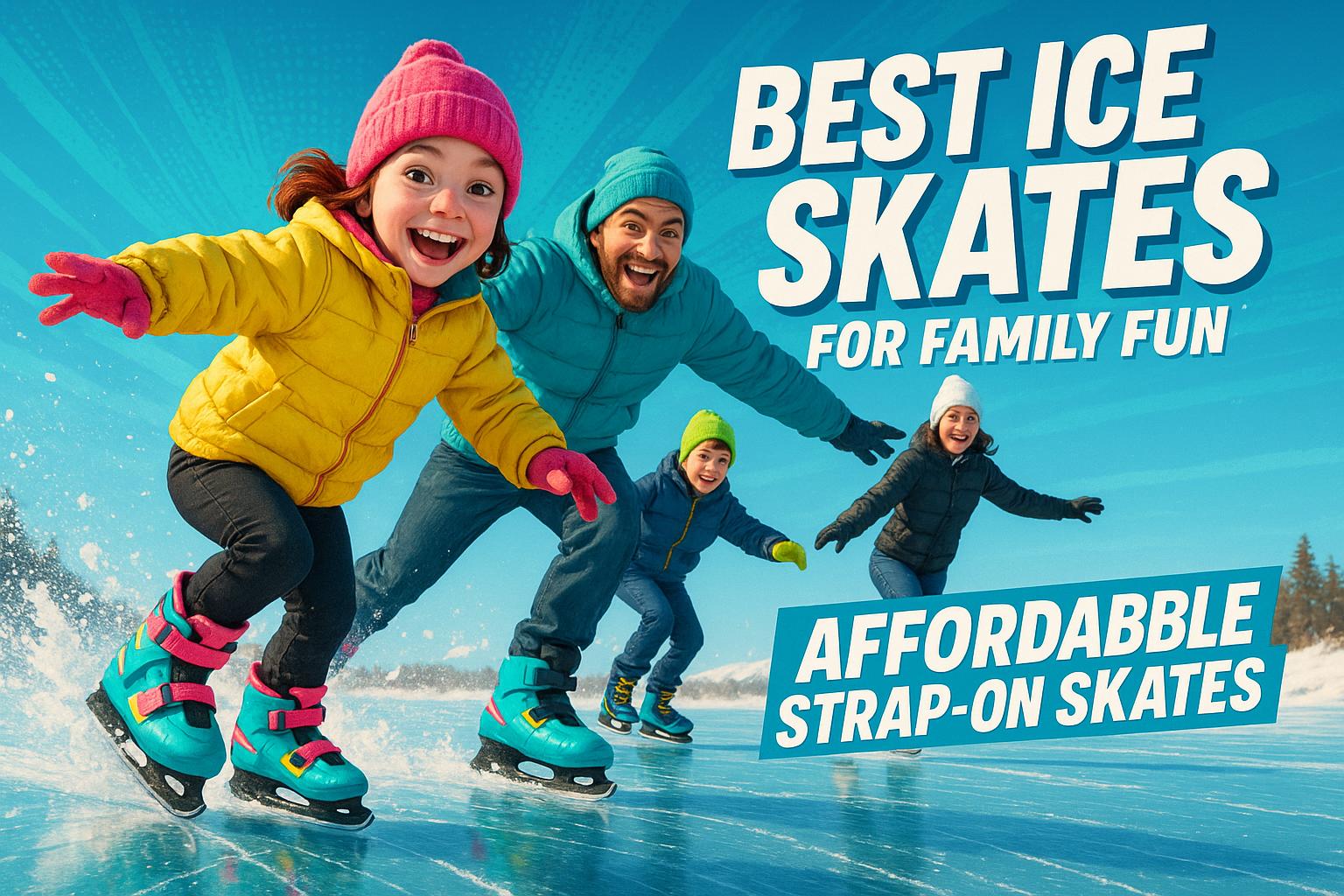 Best Ice Skates for Family Fun (Affordable Strap-On Skates for Everyone) - snowfeet*