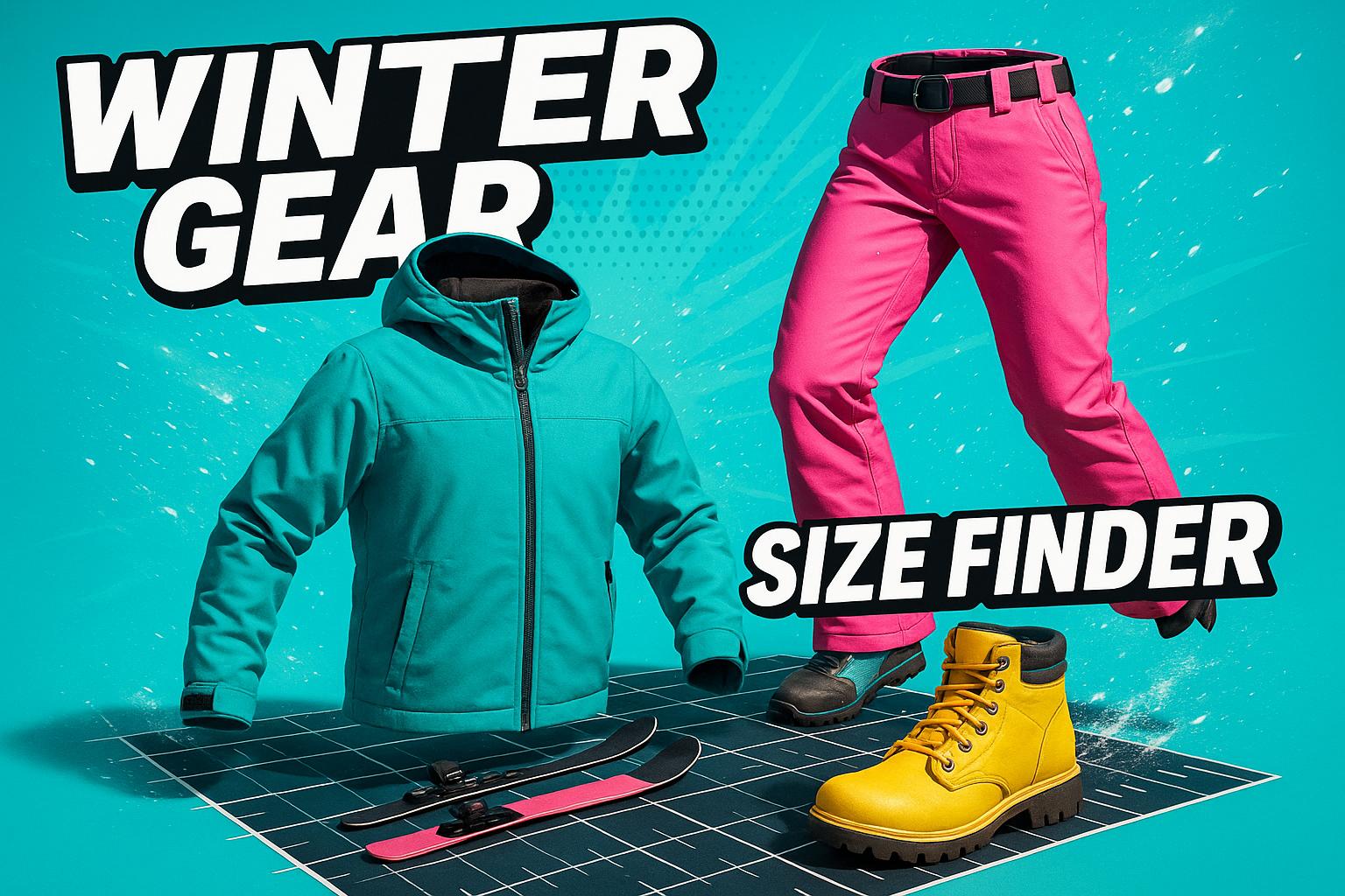 Winter Gear Size Finder - snowfeet*