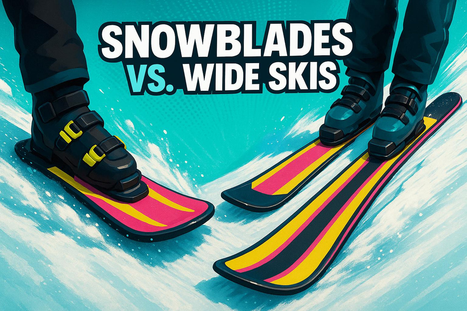 Snowblades vs. Wide Skis: Which Feels Better on the Slopes?