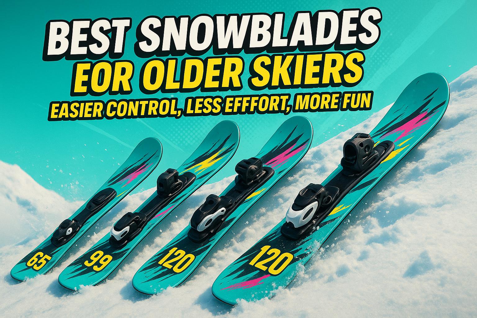 Best Snowblades for Older Skiers: Easier Control, Less Effort, More Fun - snowfeet*