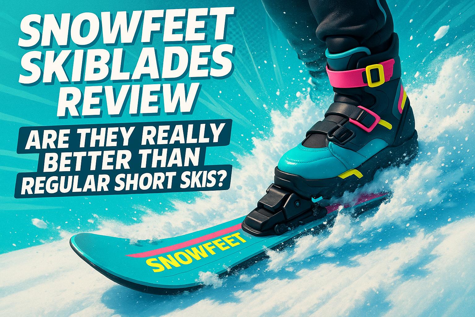 Snowfeet Skiblades Review 2026: Are They Really Better Than Regular Short Skis? - snowfeet*