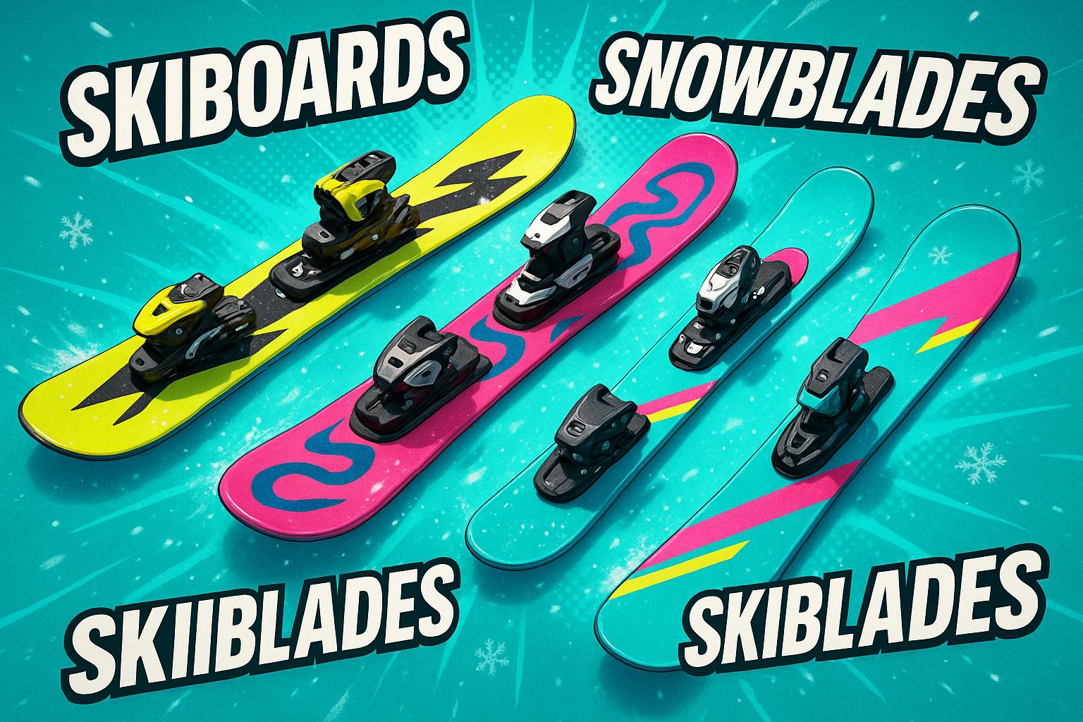Skiboards vs. Snowblades vs. Skiblades: What’s the Real Difference?
