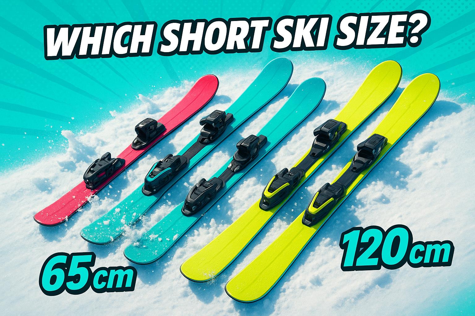 Which Short Ski Size Should You Choose? 65 vs 99 vs 120 cm