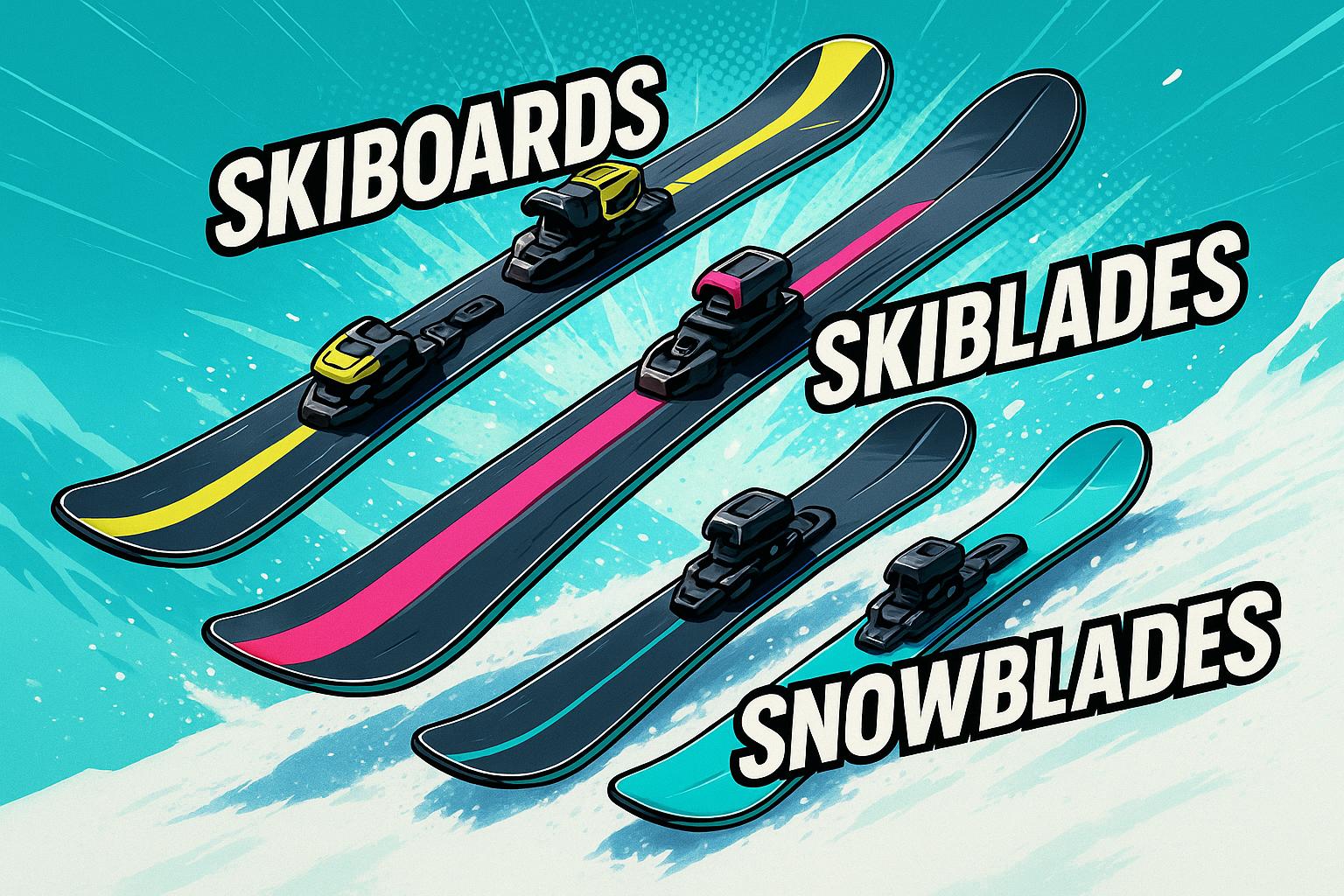 Skiboards vs. Skiblades vs. Snowblades: What’s the Difference? - snowfeet*