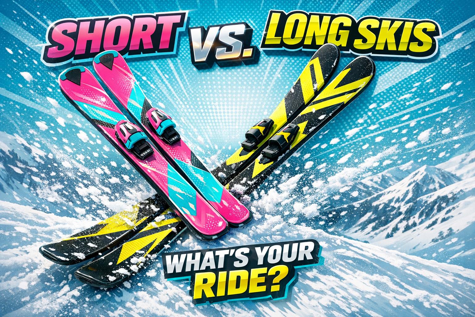Short Skis vs. Long Skis: What Skiers Prefer in 2026 - snowfeet*