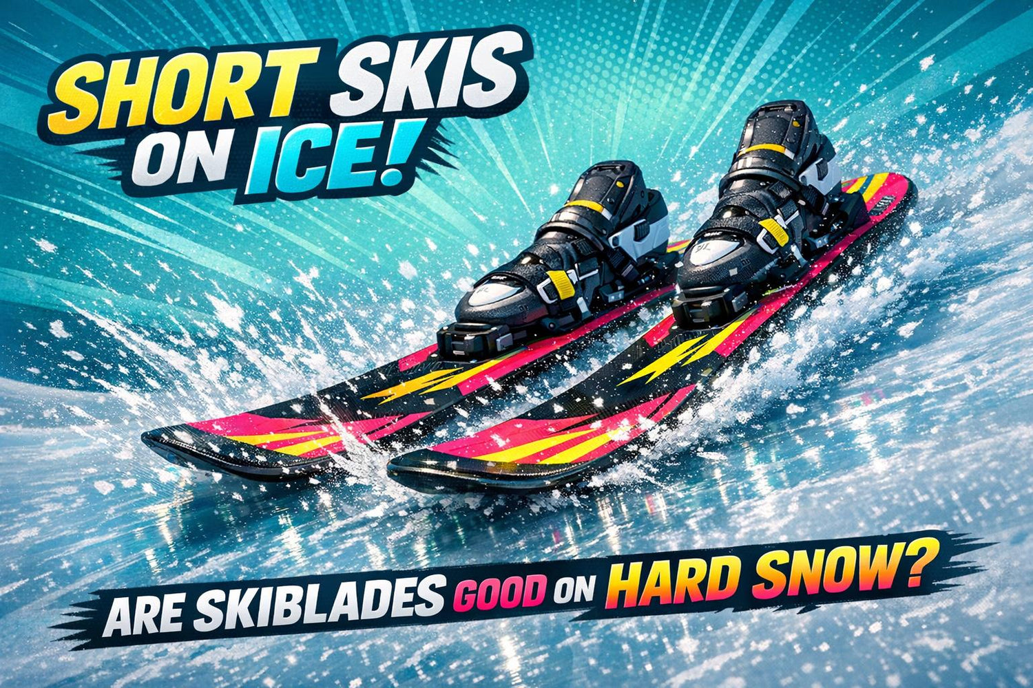 Short Skis for Icy Slopes: Are Skiblades Good on Hard Snow? - snowfeet*
