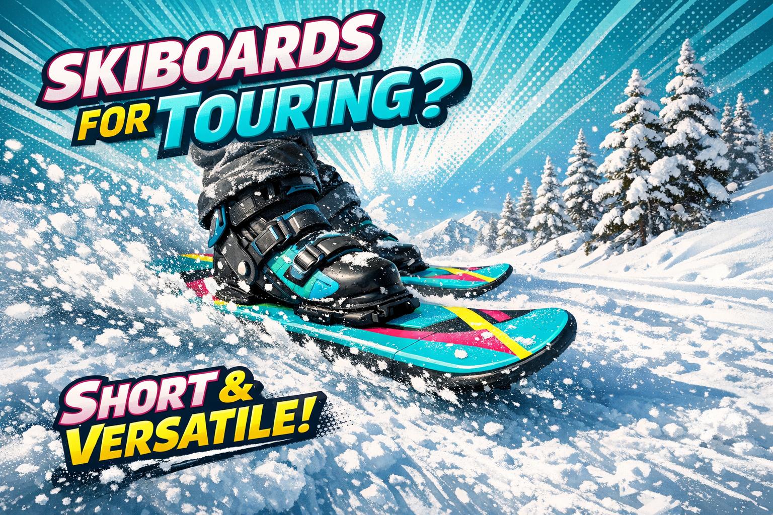 Short Skis for Backcountry: Are Skiboards Good for Touring? - snowfeet*