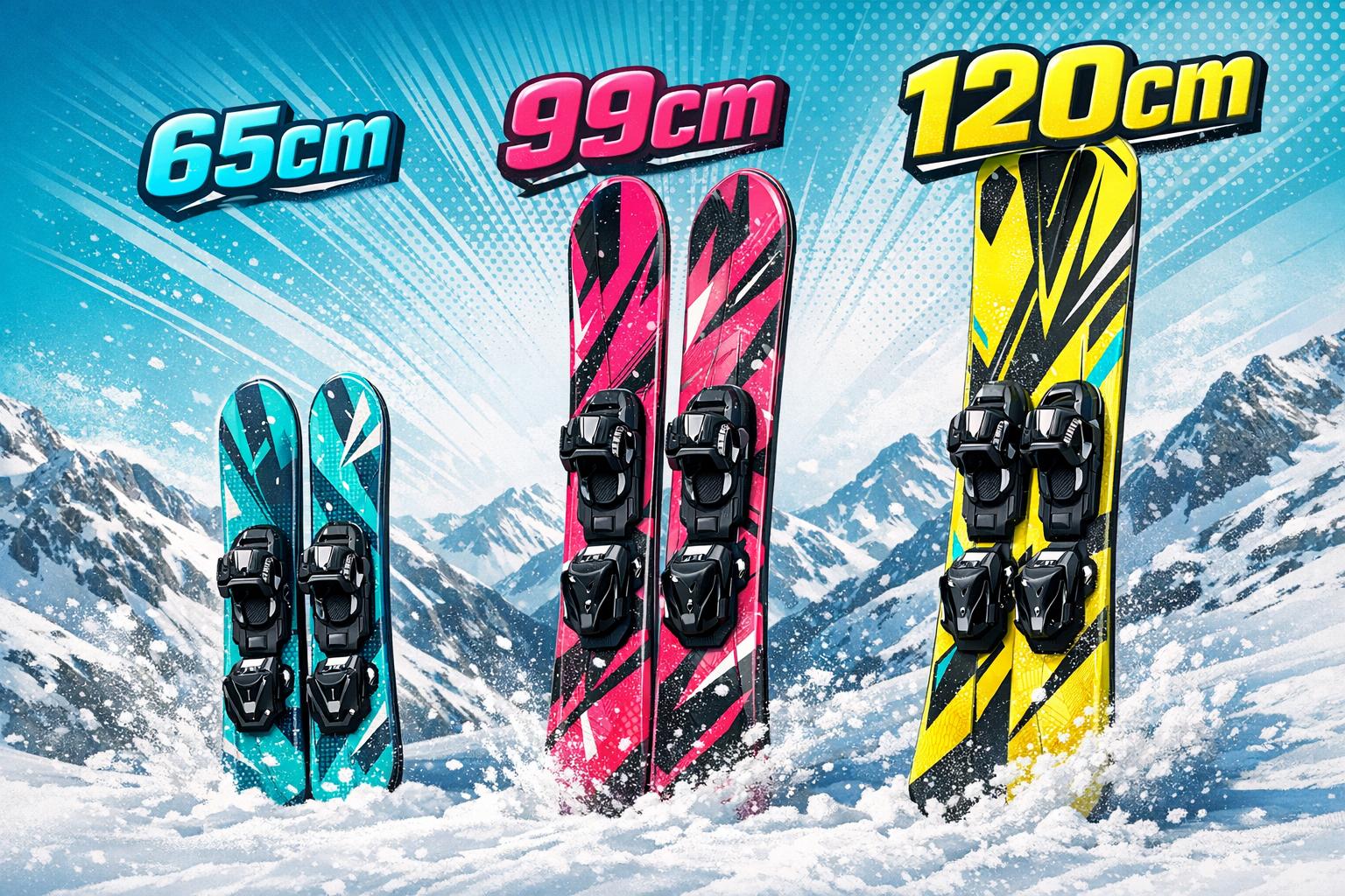 How to Choose Between 65cm, 99cm, and 120cm Skiblades in 2026 - snowfeet*