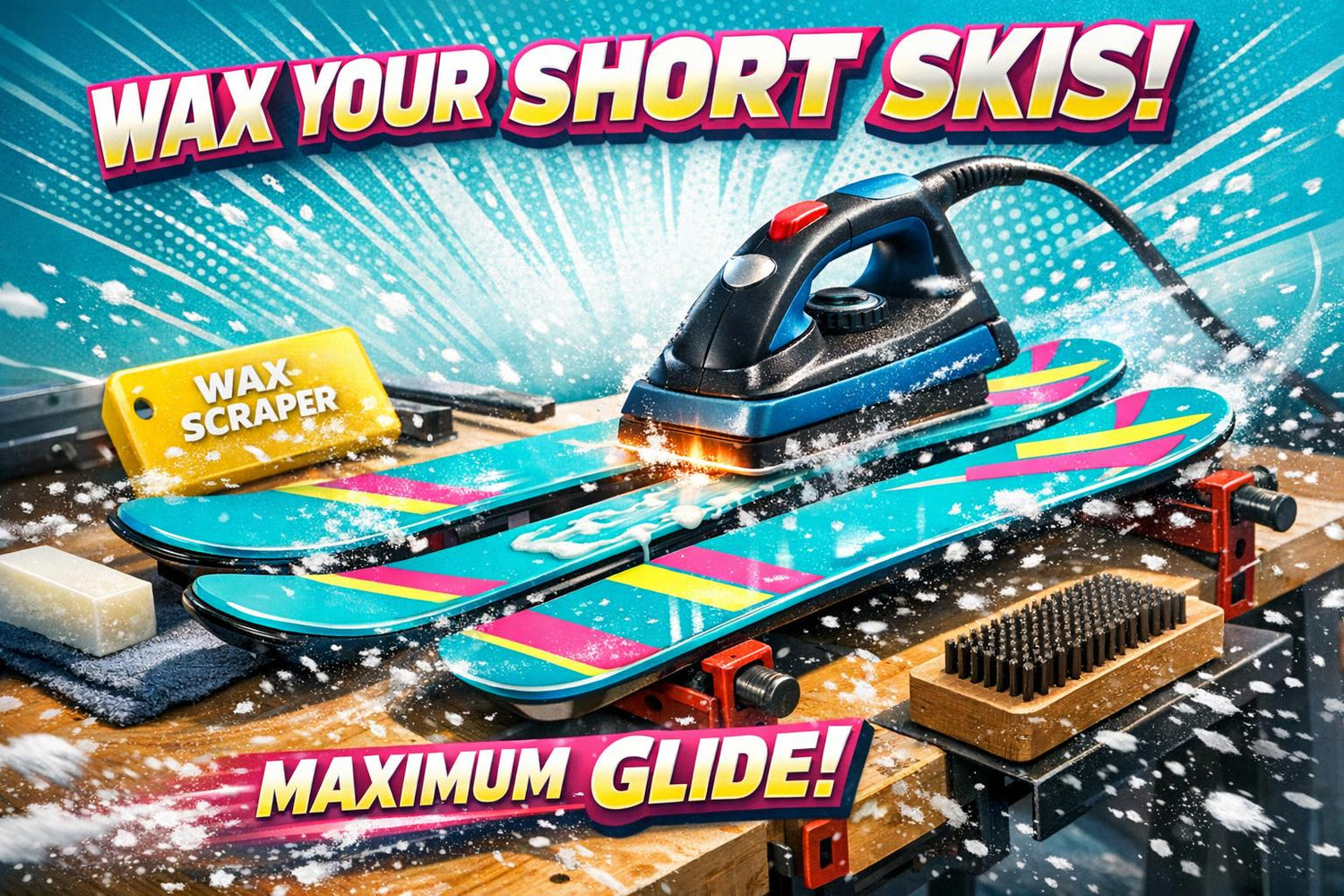 How to Wax Your Short Skis at Home for Maximum Glide
