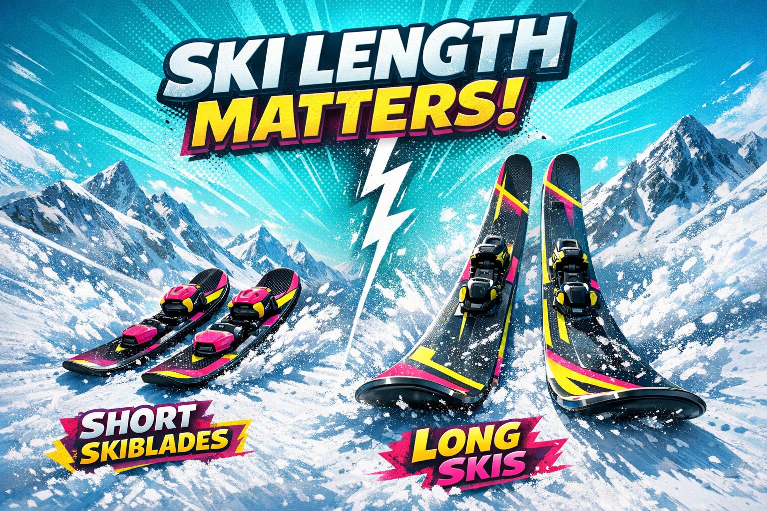 How Ski Length Affects Balance, Turns, and Control