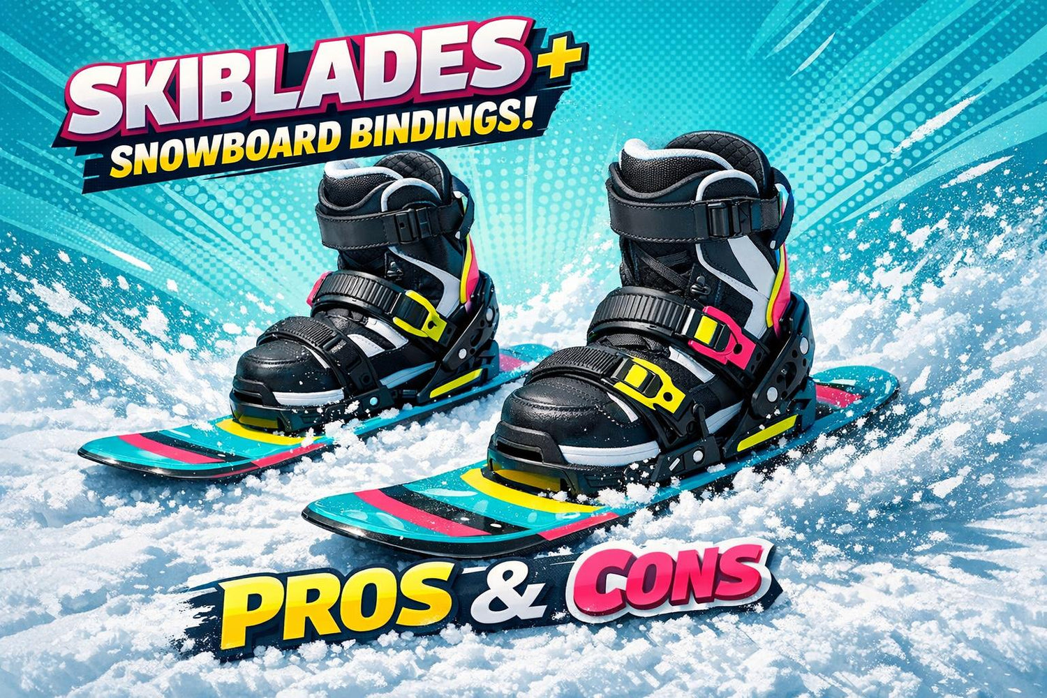 Skiblades With Snowboard Bindings: Pros, Cons, and Riding Feel - snowfeet*