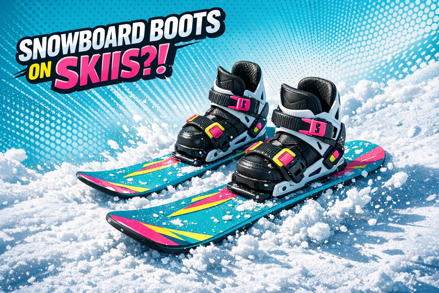 The Truth About Using Snowboard Boots on Skis - snowfeet*