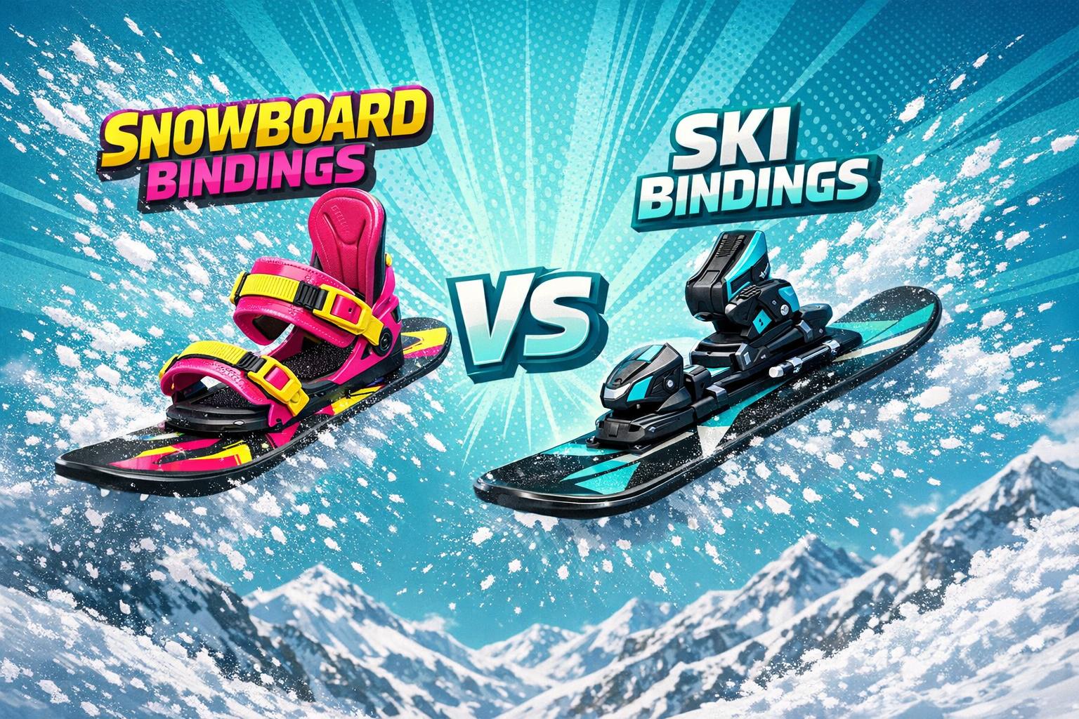 Skiblades With Snowboard Bindings vs Ski Bindings in 2026 - snowfeet*
