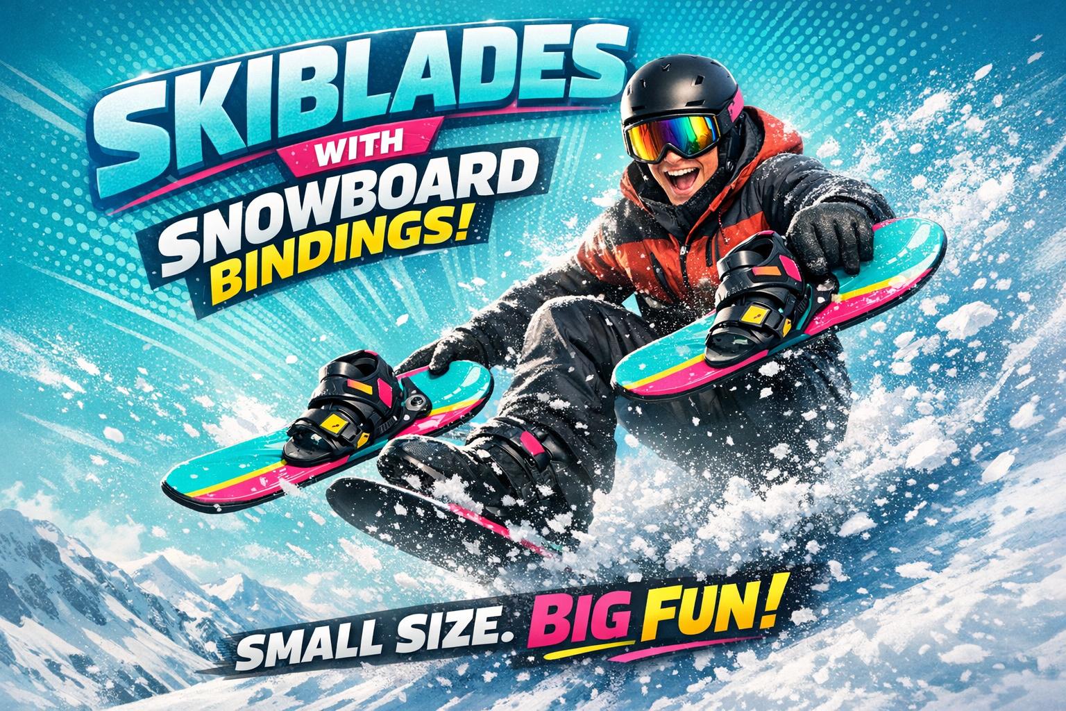 Why Snowboarders Love Skiblades With Snowboard Bindings in 2026