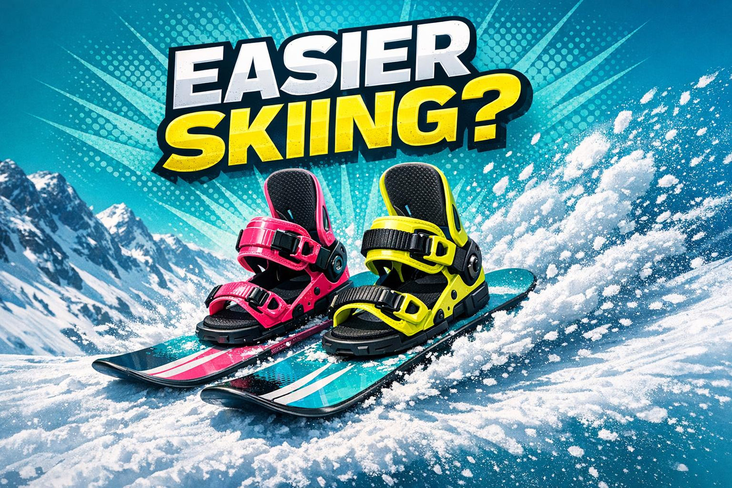 Are Skis With Snowboard Bindings Easier Than Regular Skis in 2026 - snowfeet*
