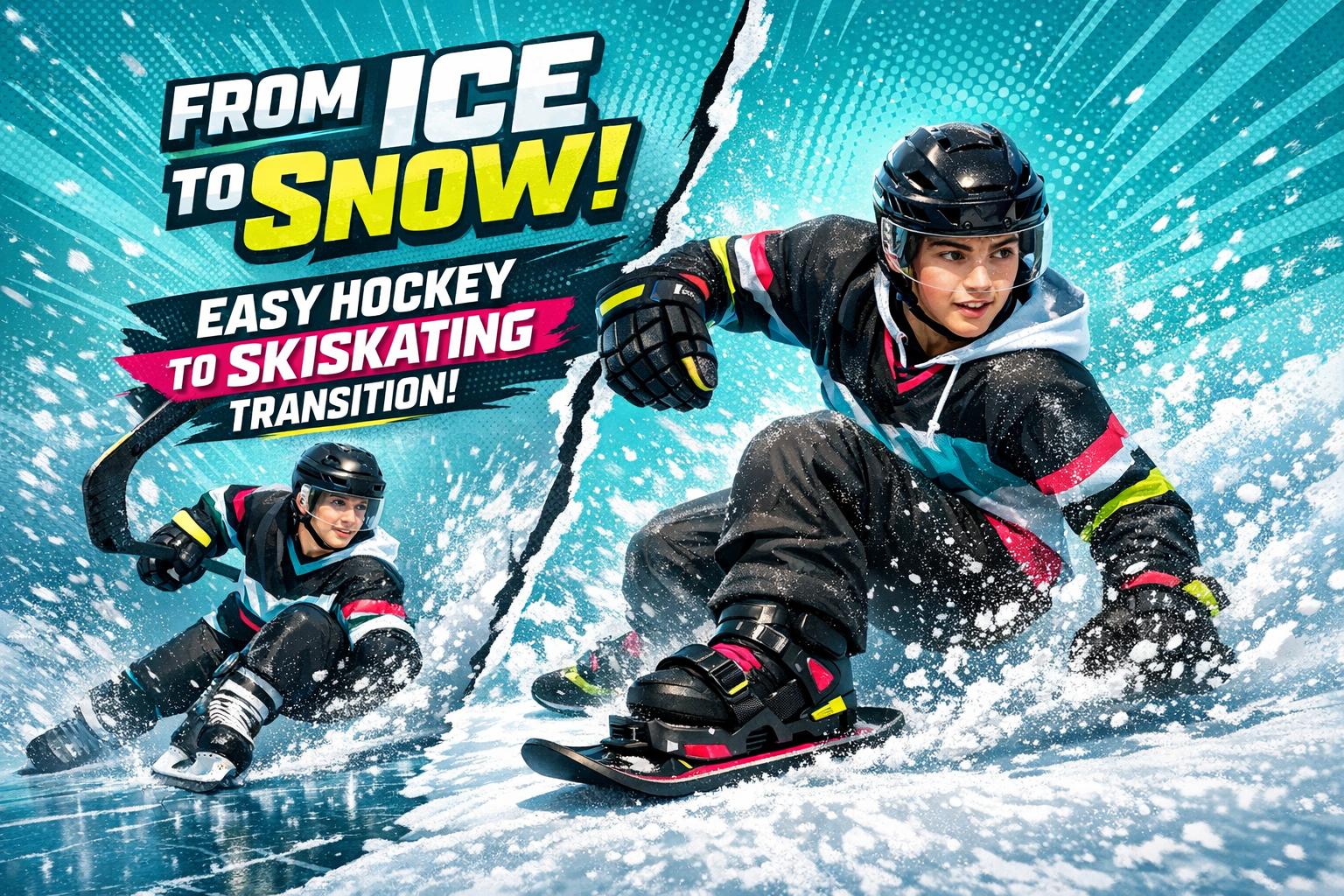 From Ice to Snow: The Easy Transition for Hockey Players to Skiskating - snowfeet*