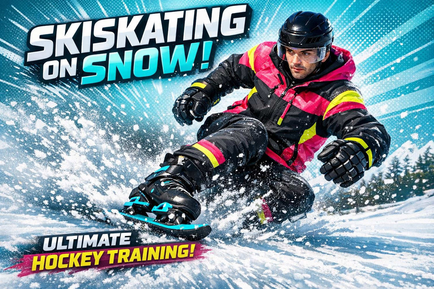 Skiskating on Snow: The Ideal Training for Hockey Skaters - snowfeet*