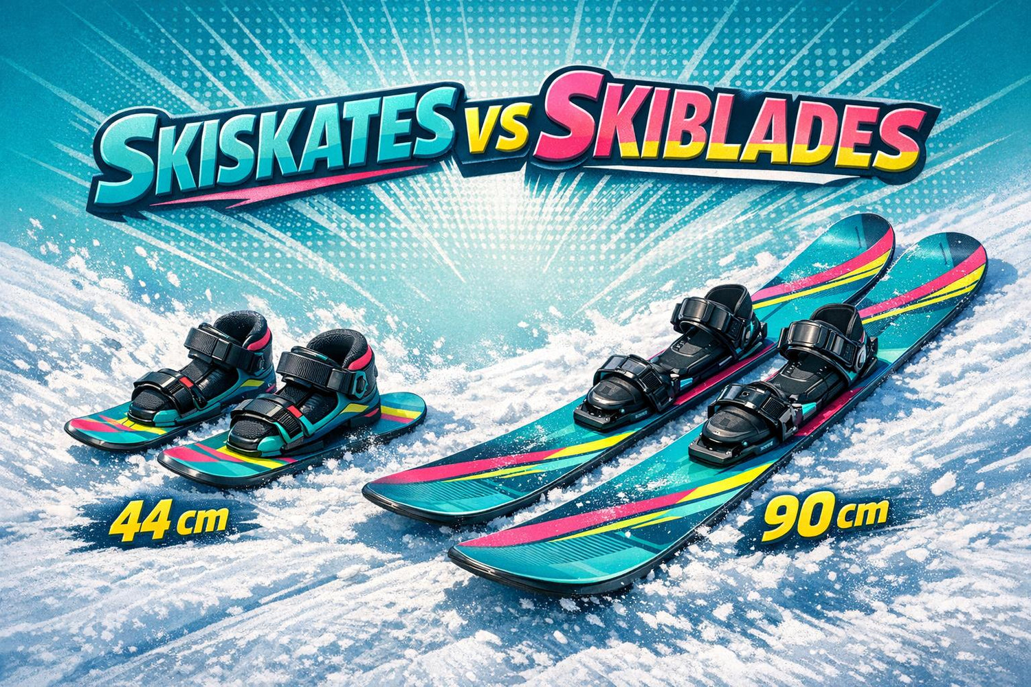 Skiskates vs Skiblades: Which One Is Better for Riding on Snow? - snowfeet*