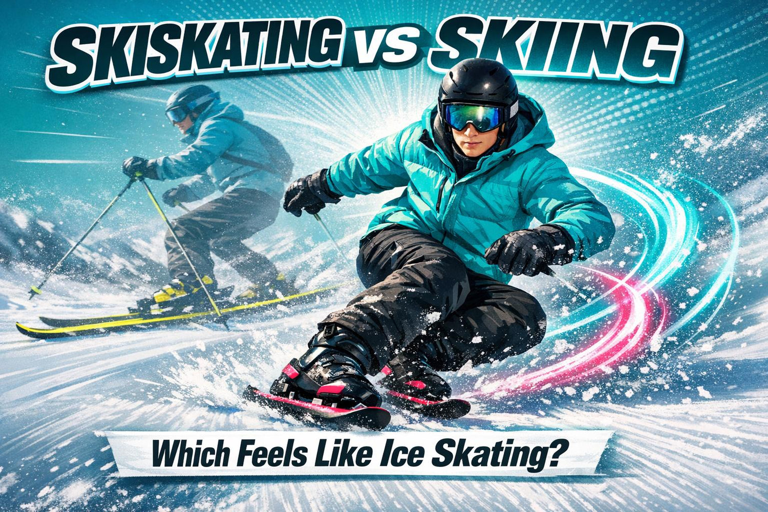 Skiskating vs Skiing: Which One Feels More Like Ice Skating?