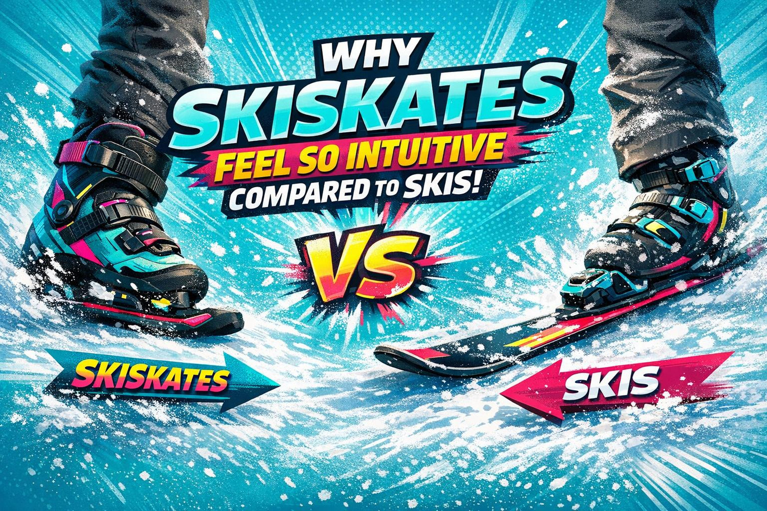 Why Skiskates Feel So Intuitive Compared to Skis - snowfeet*
