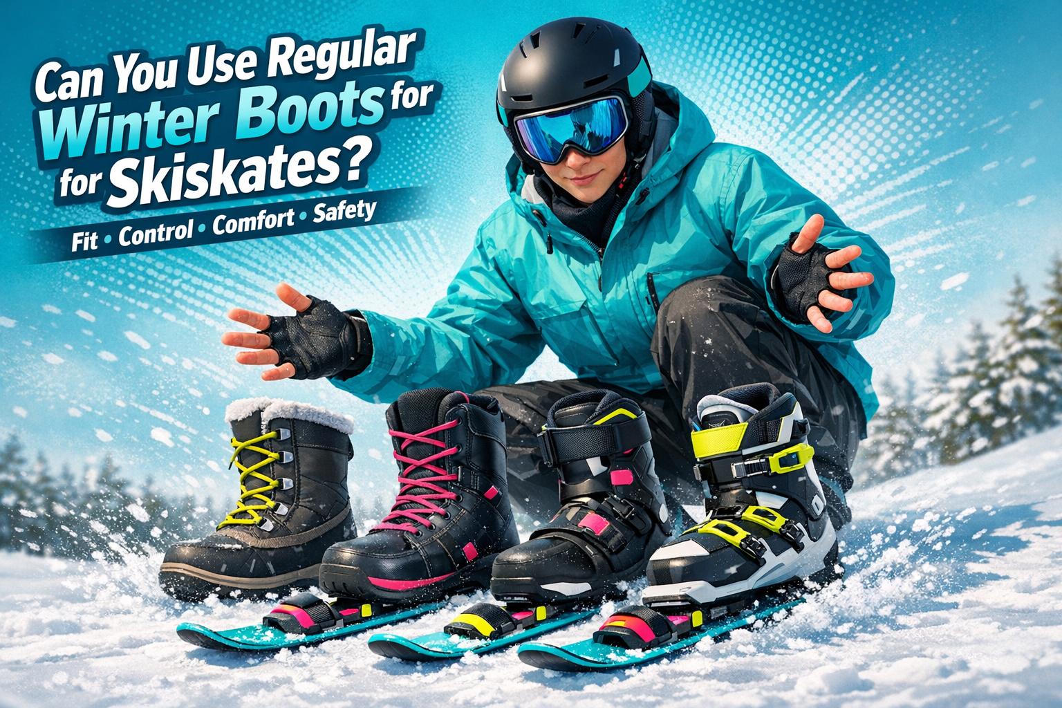 Can You Use Regular Winter Boots for Skiskates? - snowfeet*