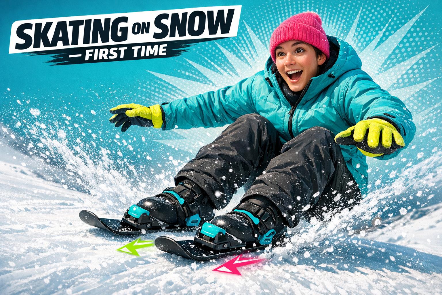 What Does Skating on Snow Feel Like for the First Time? - snowfeet*