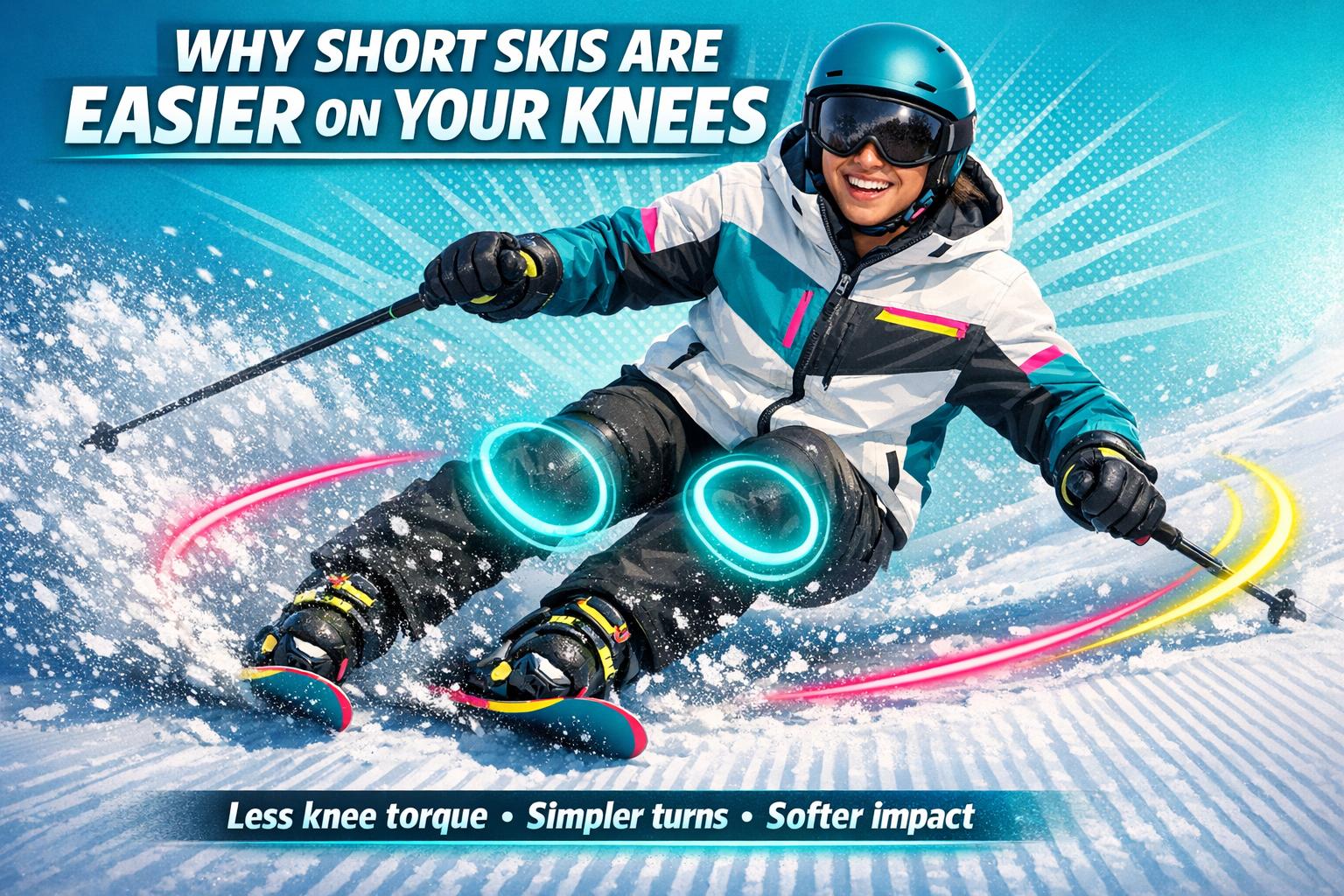 Why Short Skis Are Easier on Your Knees - snowfeet*