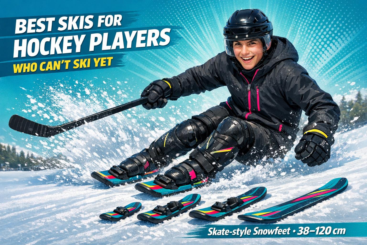Best Skis for Hockey Players Who Can’t Ski Yet - snowfeet*