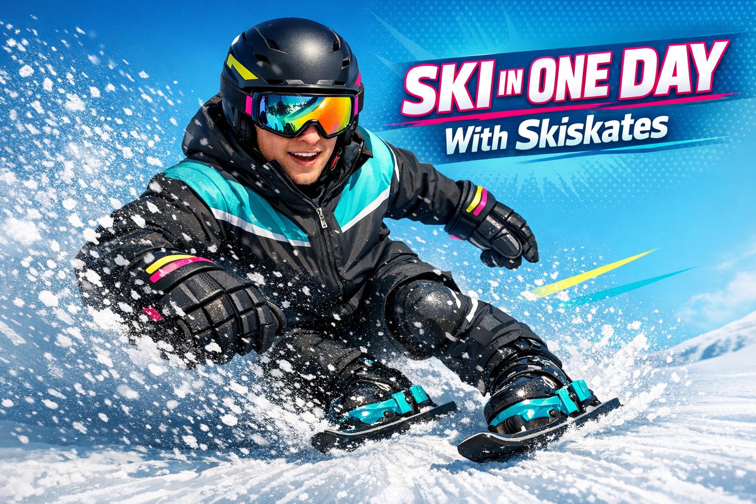 How Hockey Players Learn to Ski in One Day (With Skiskates) - snowfeet*
