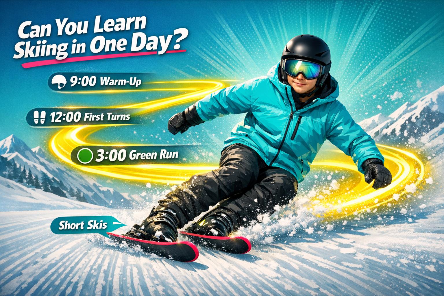Can You Learn Skiing in One Day - snowfeet*