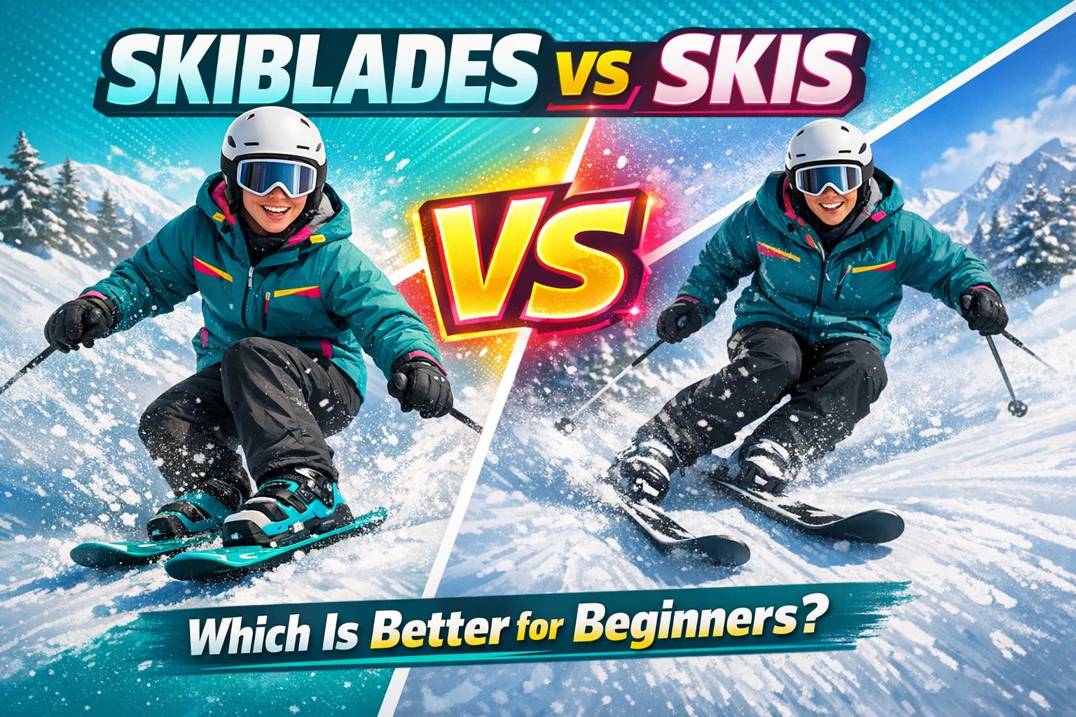Skiblades vs Skis Which Is Better for Beginners - snowfeet*