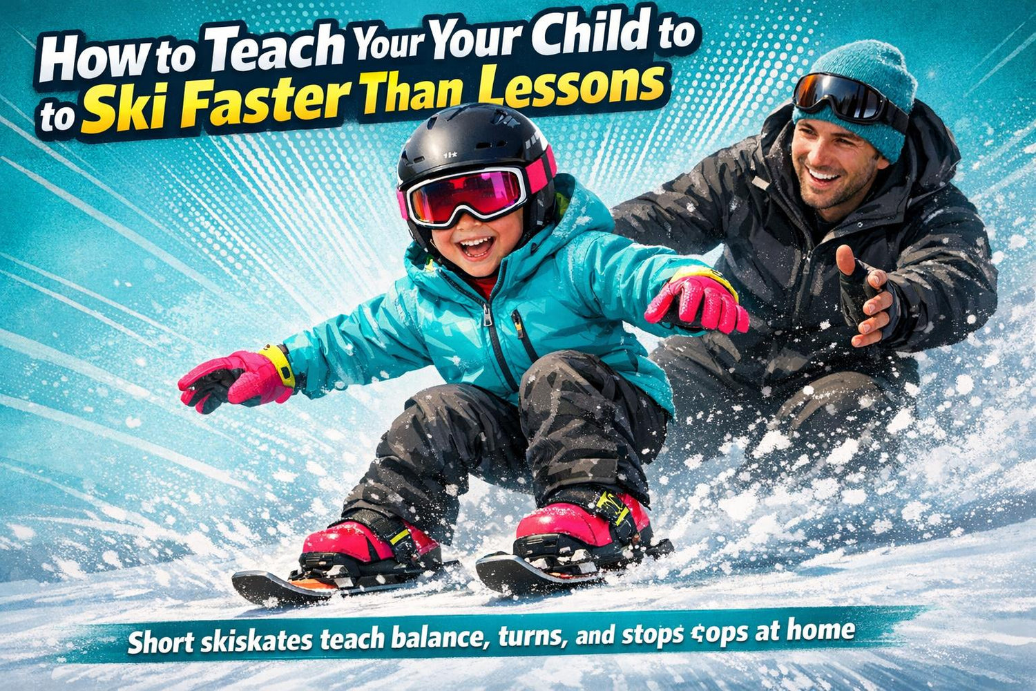 How to Teach Your Child to Ski Faster Than Lessons - snowfeet*