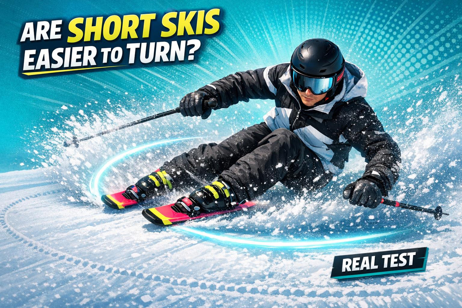 Are Short Skis Easier to Turn (Real Test) - snowfeet*