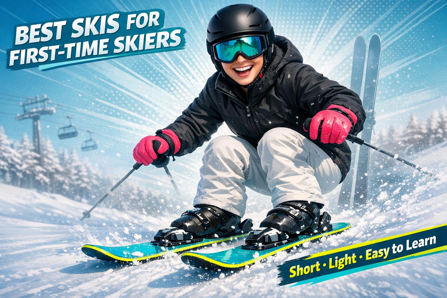 Best Skis for First-Time Skiers in 2026 - snowfeet*