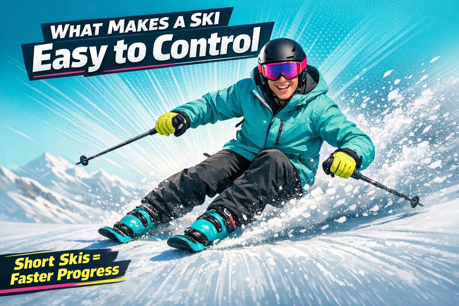 What Makes a Ski Easy to Control - snowfeet*