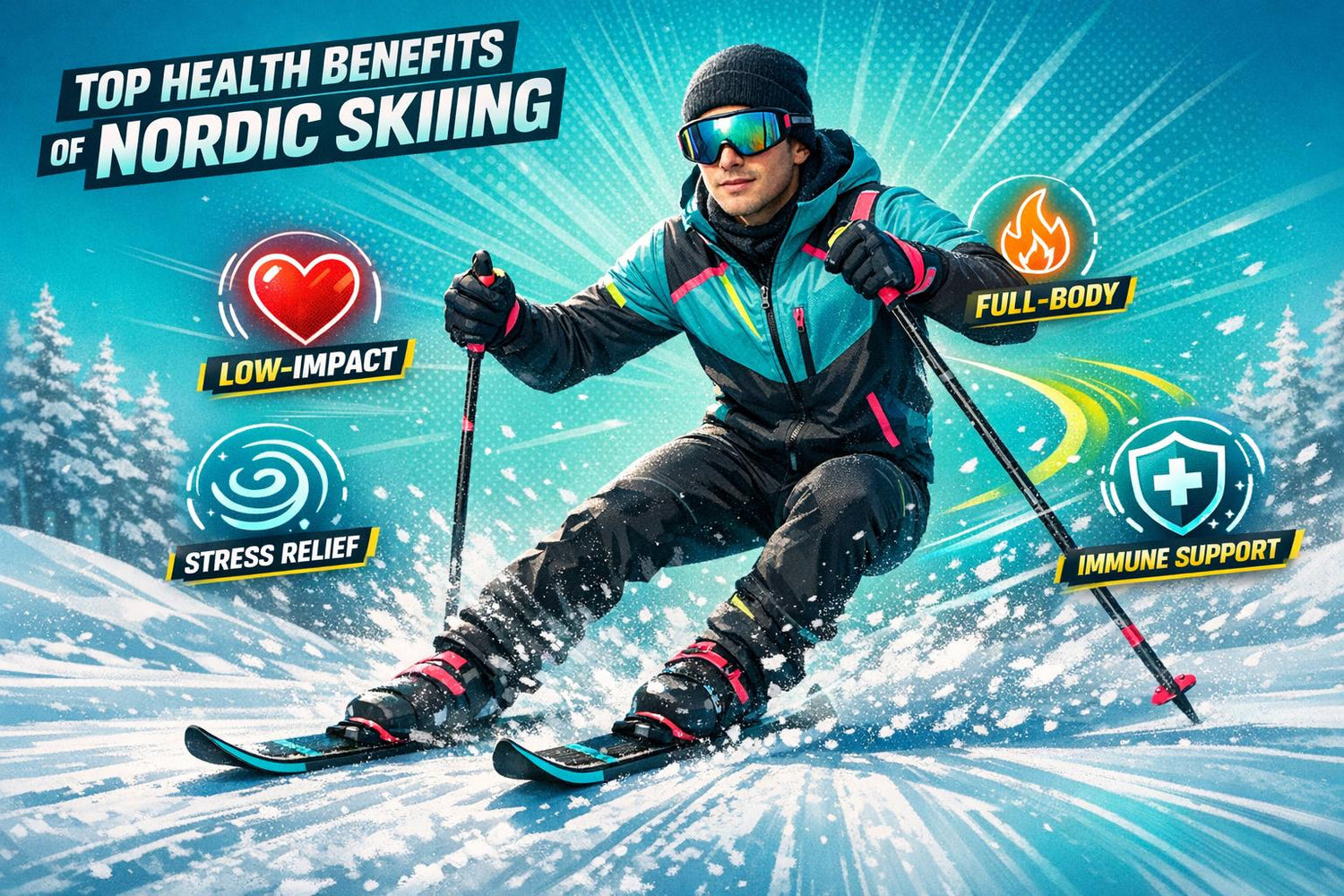 Top Health Benefits of Nordic Skiing You Didn’t Know About - snowfeet*