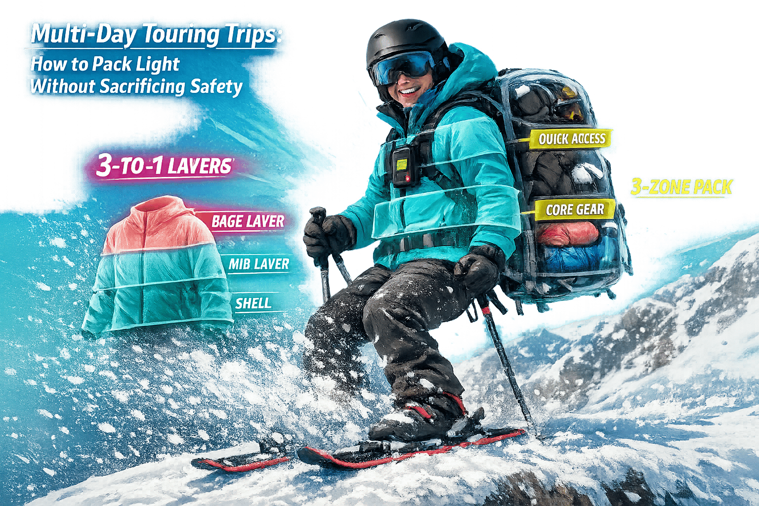 Multi-Day Touring Trips: How to Pack Light Without Sacrificing Safety