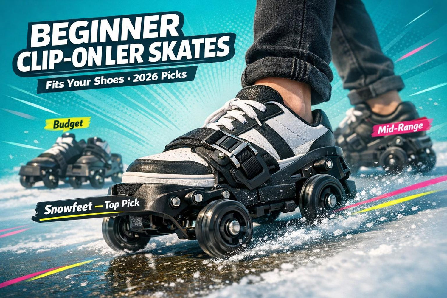Beginner Roller Skates That Clip Onto Any Shoes (2026 Picks) - snowfeet*