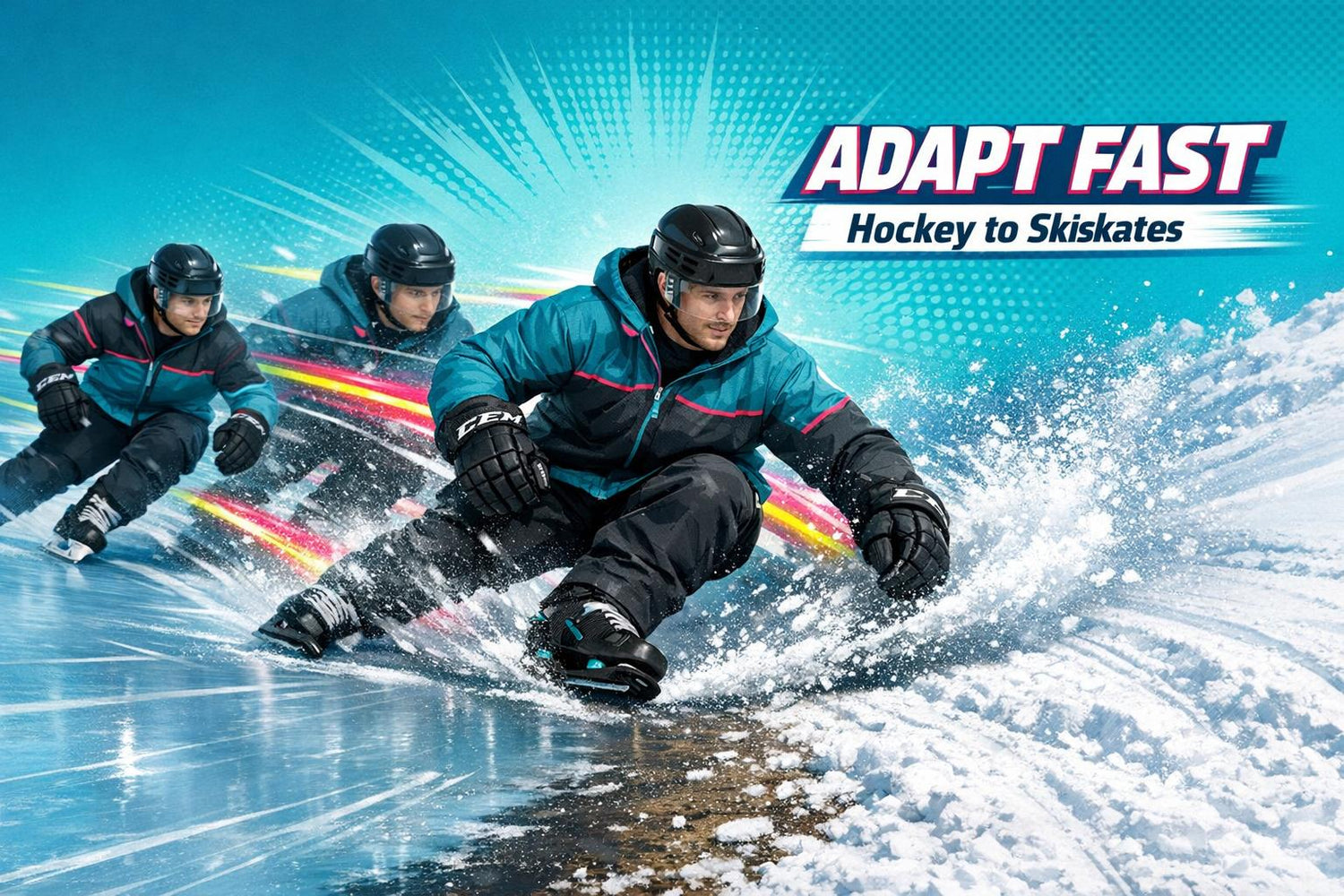 Why Hockey Players Adapt Quickly to Skiskates - snowfeet*