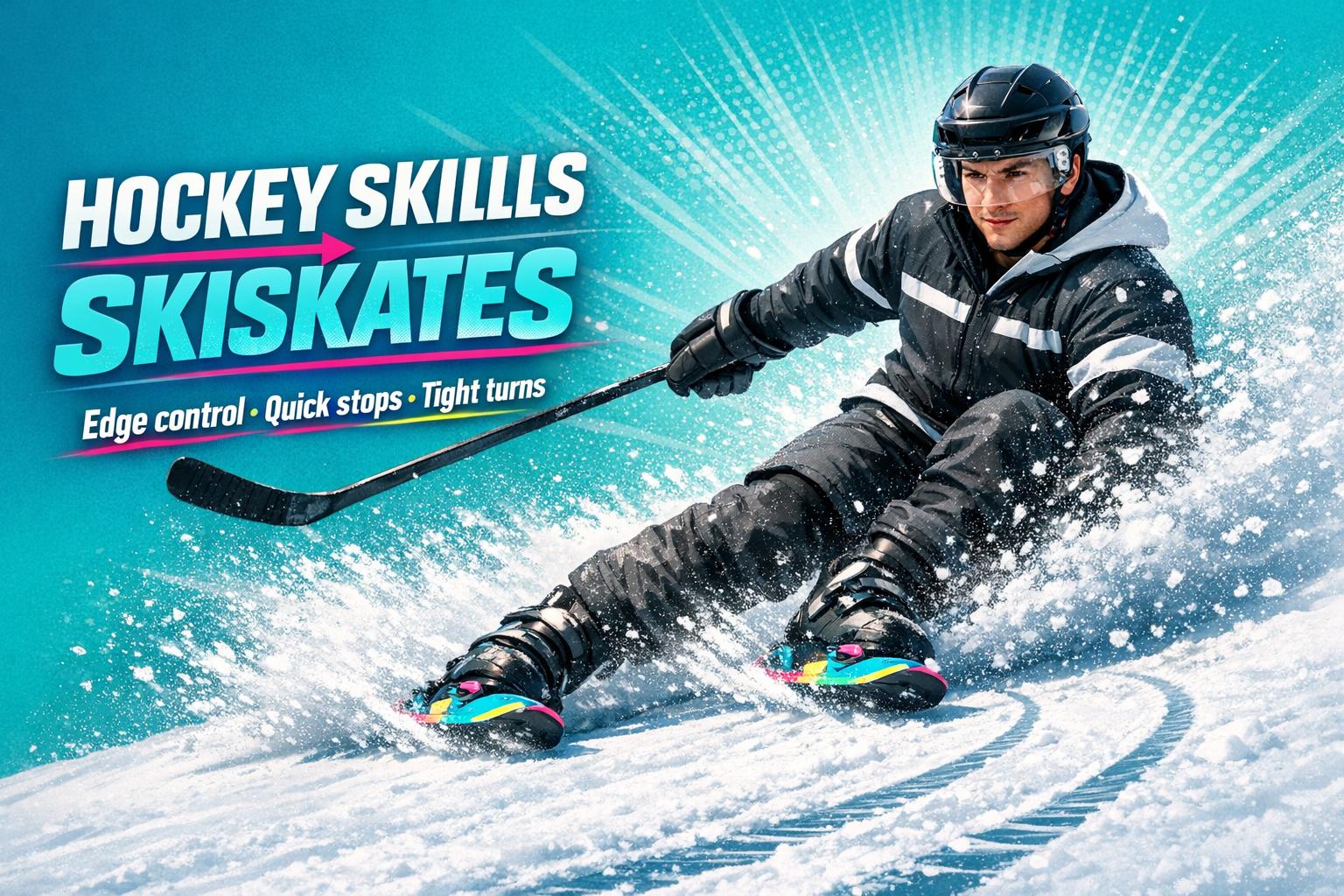 Why Hockey Players Struggle Less With Skiskates Than Skis - snowfeet*
