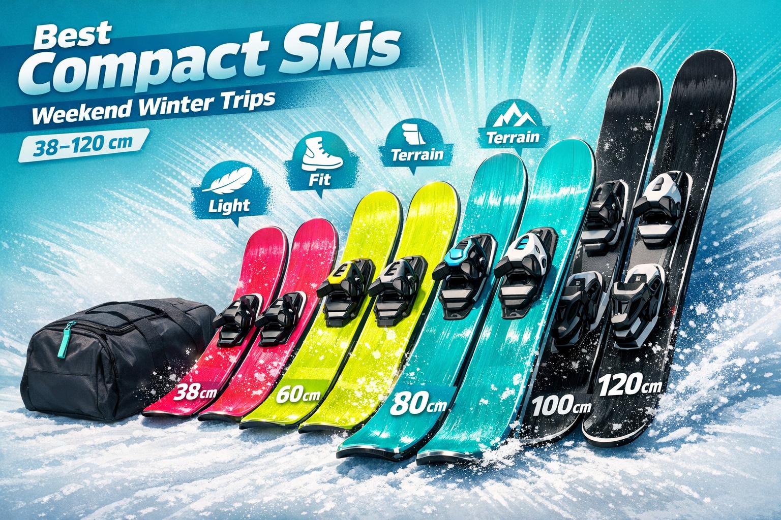 Best Compact Skis for Weekend Winter Trips - snowfeet*