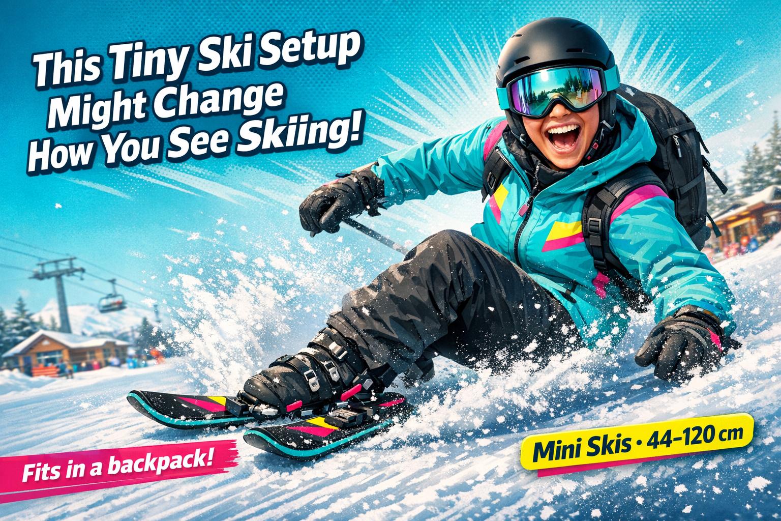 This Tiny Ski Setup Might Change How You See Skiing - snowfeet*