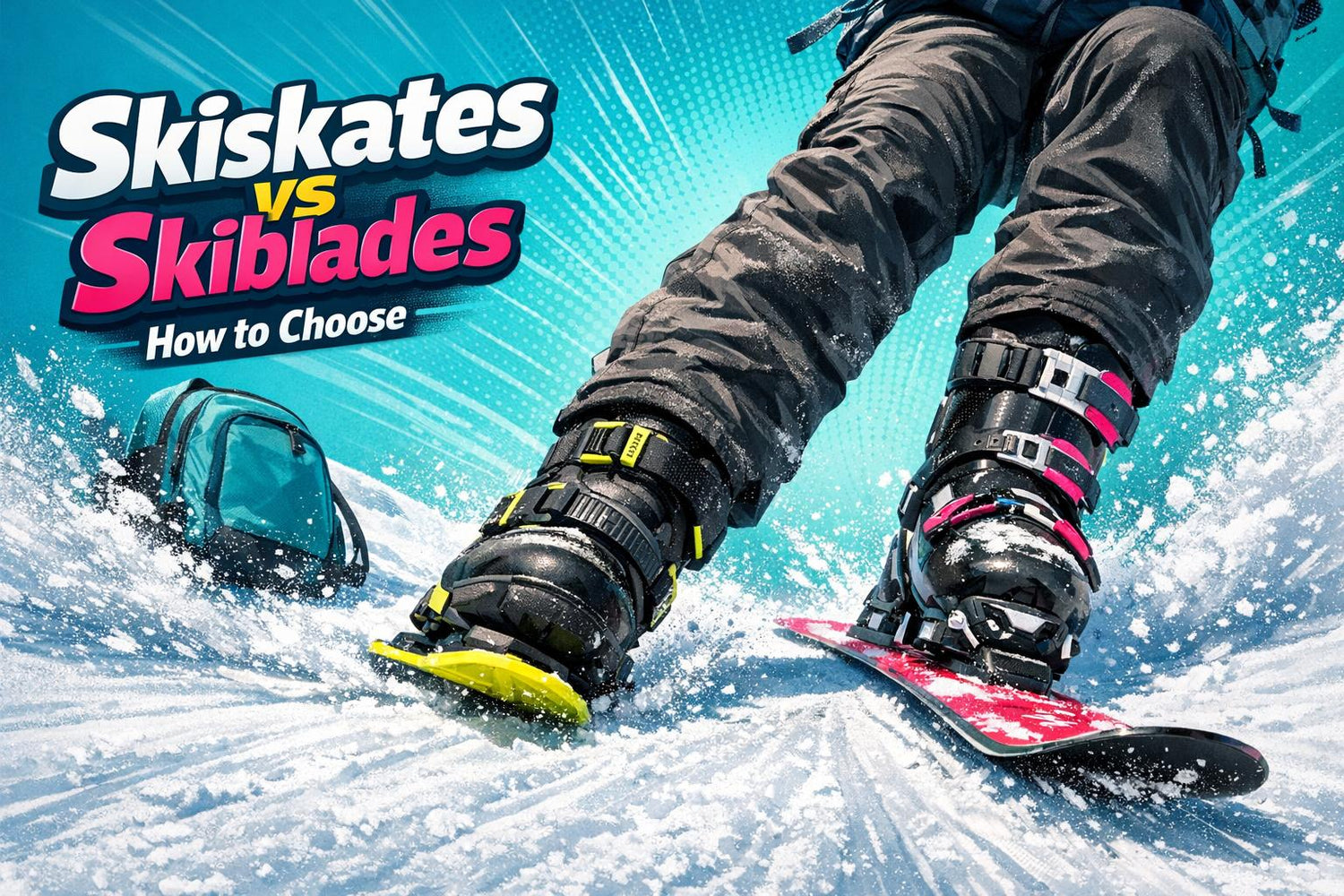How to Choose Between Skiskates and Skiblades - snowfeet*