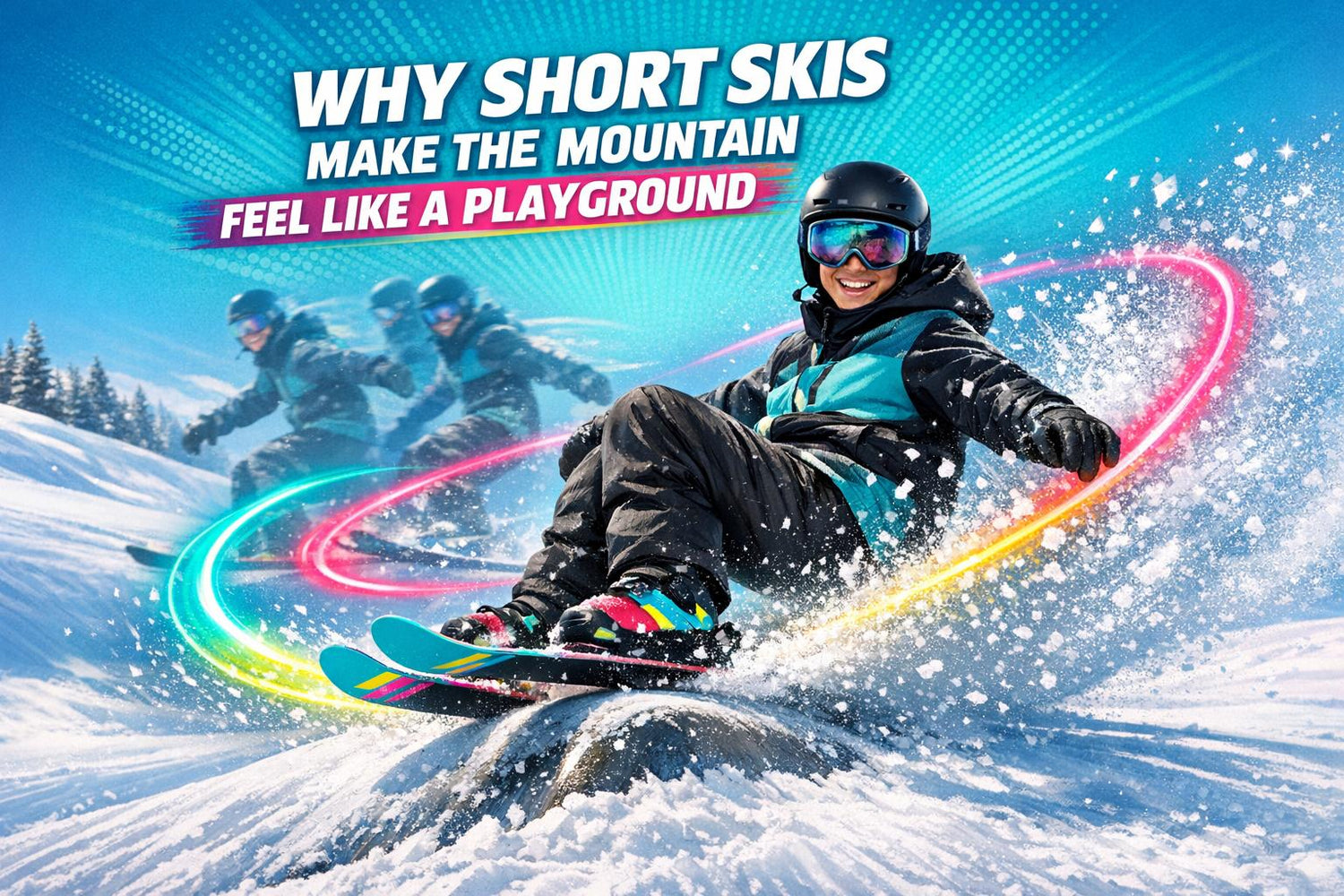 Why Short Skis Make the Mountain Feel Like a Playground - snowfeet*